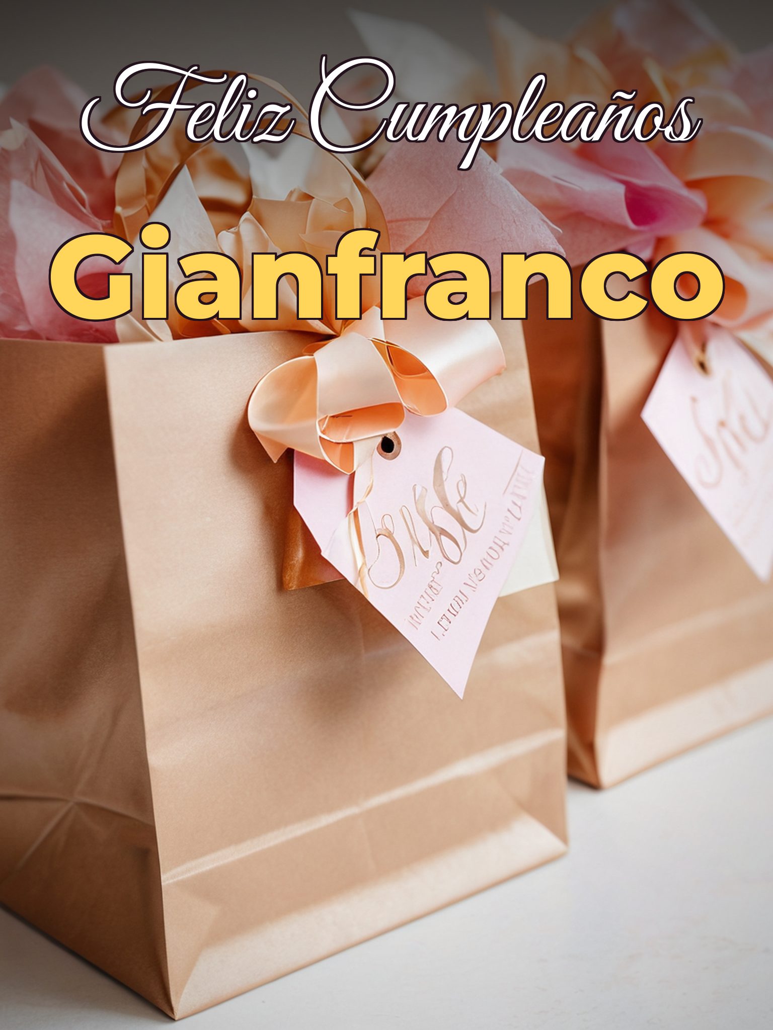 Feliz cumpleaños gianfranco
