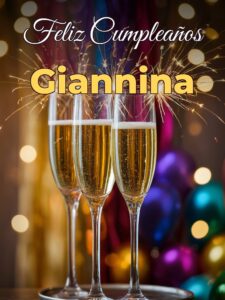 Feliz cumpleaños giannina