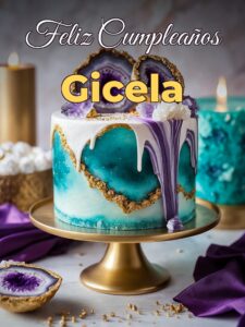 Feliz cumpleaños gicela