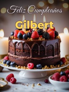 Feliz cumpleaños gilbert