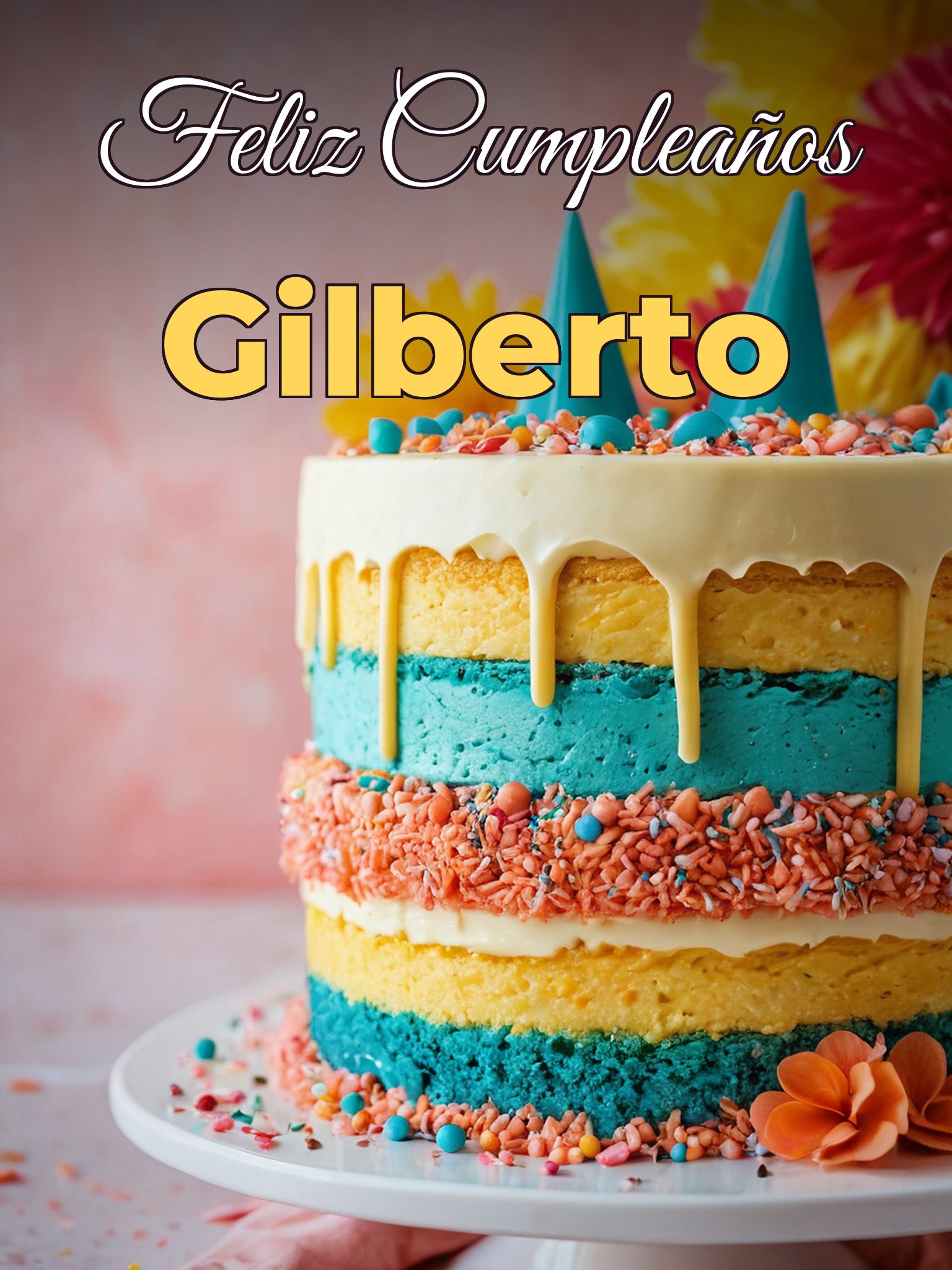 Feliz cumpleaños gilberto