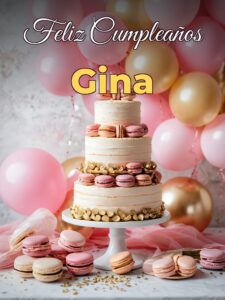 Feliz cumpleaños gina