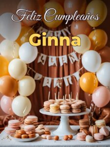 Feliz cumpleaños ginna
