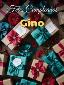 Feliz cumpleaños gino