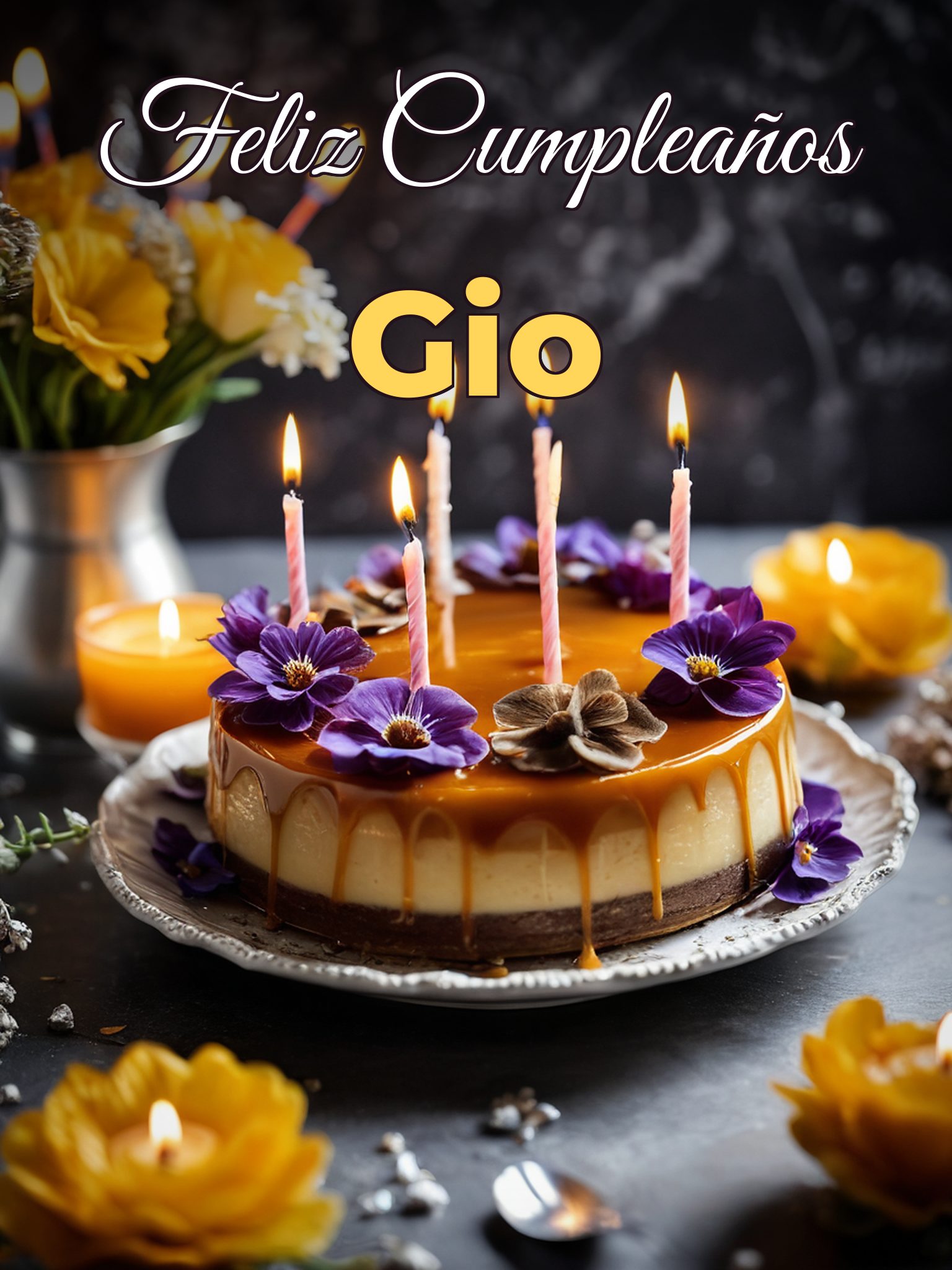 Feliz cumpleaños gio
