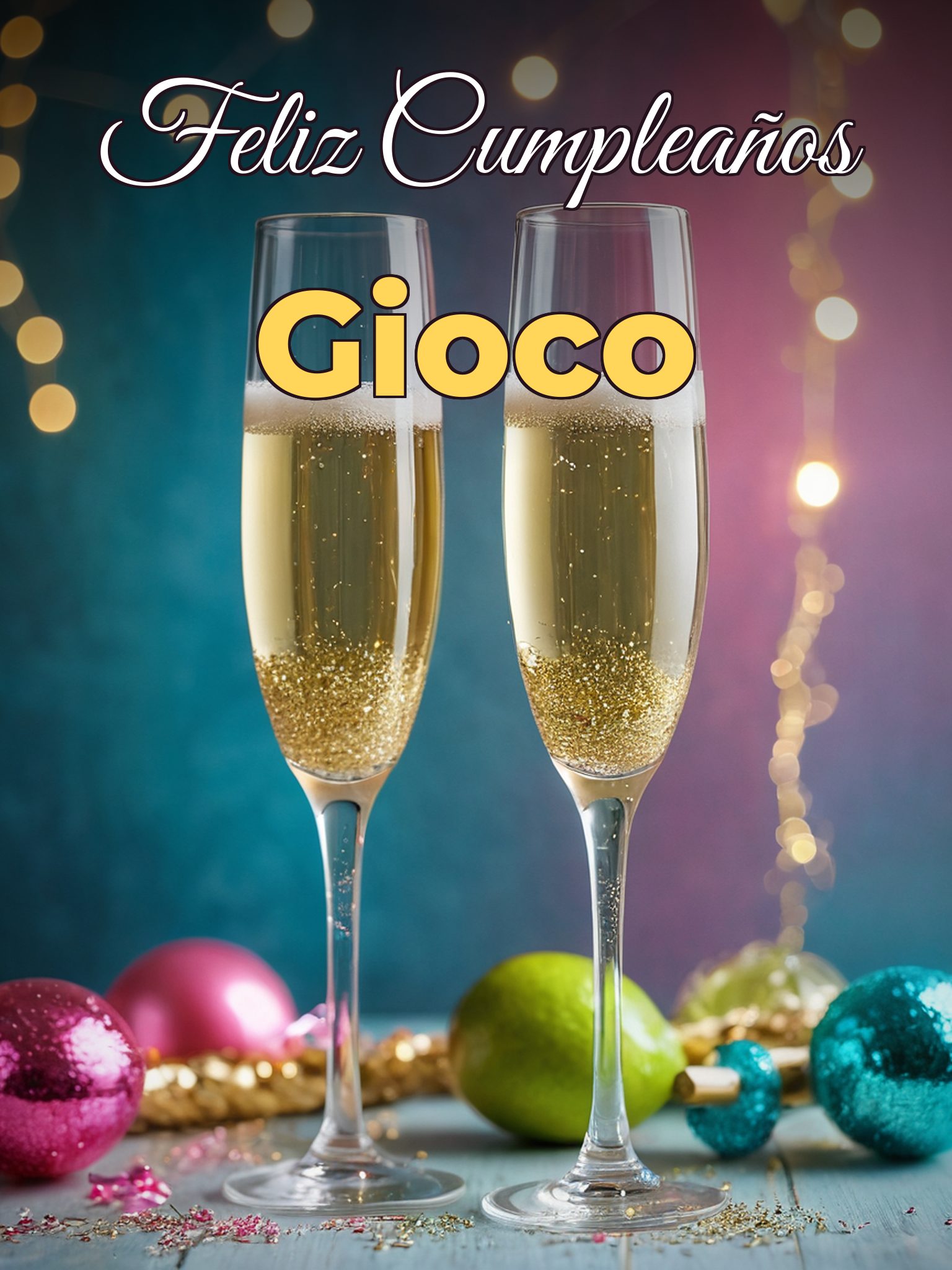 Feliz cumpleaños gioco