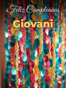 Feliz cumpleaños giovani