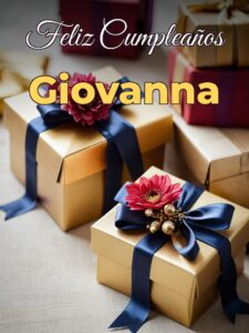 Feliz cumpleaños giovanna