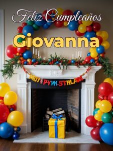 Feliz cumpleaños giovanna