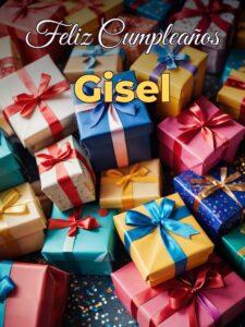 Feliz cumpleaños gisel