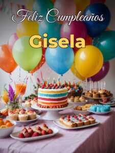 Feliz cumpleaños gisela