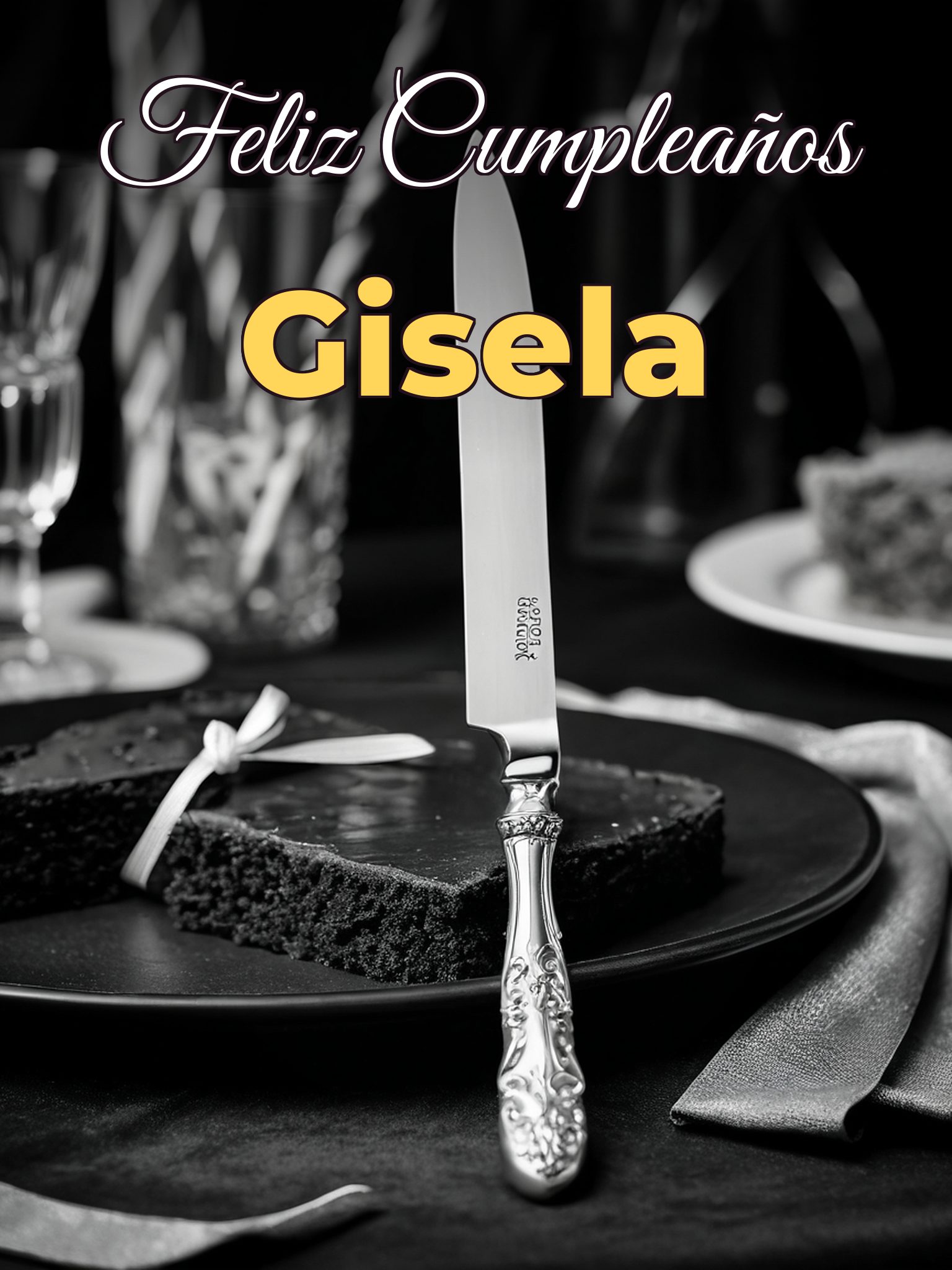 Feliz cumpleaños gisela
