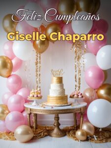 Feliz cumpleaños giselle chaparro