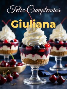 Feliz cumpleaños giuliana