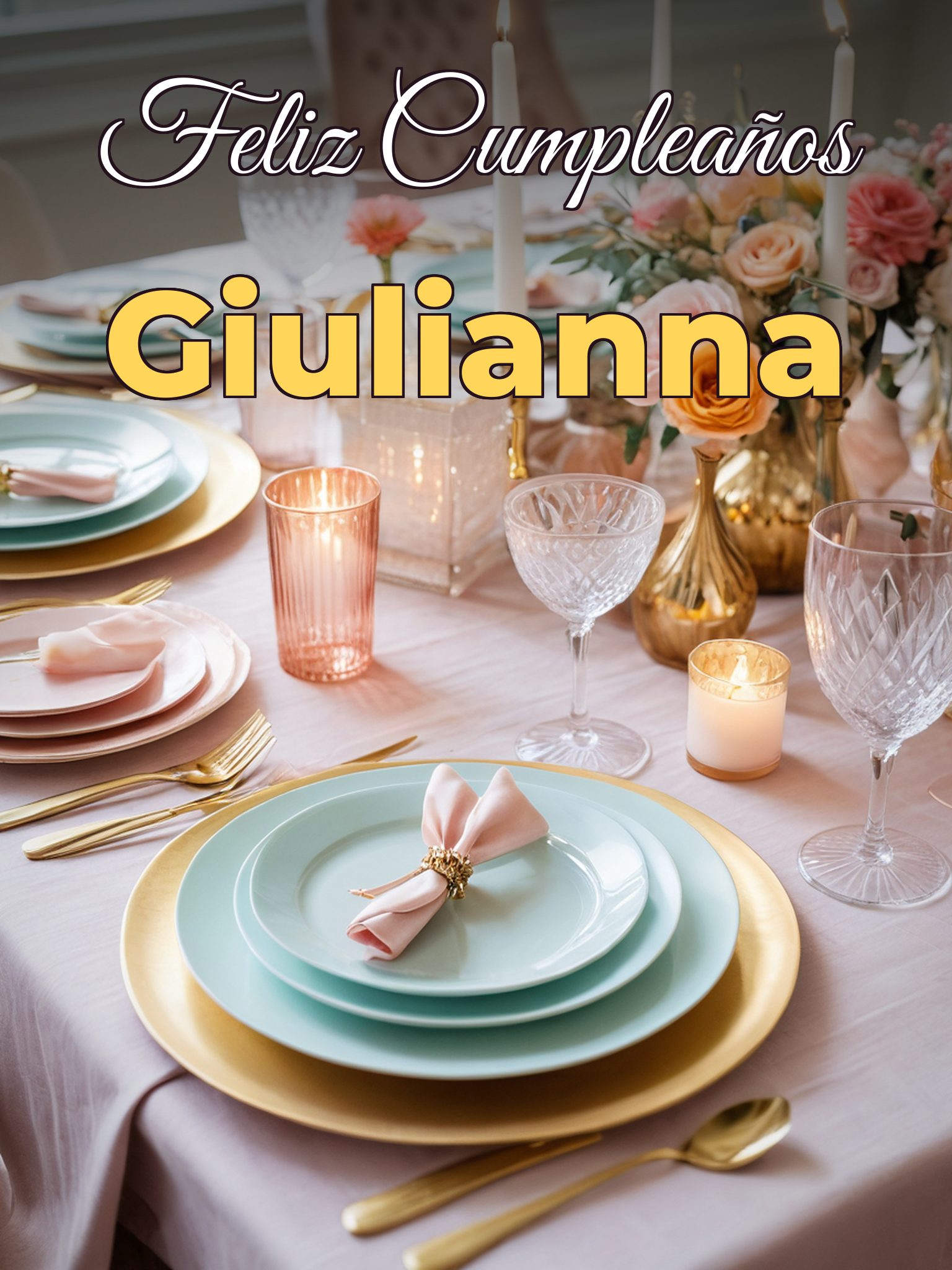 Feliz cumpleaños giulianna