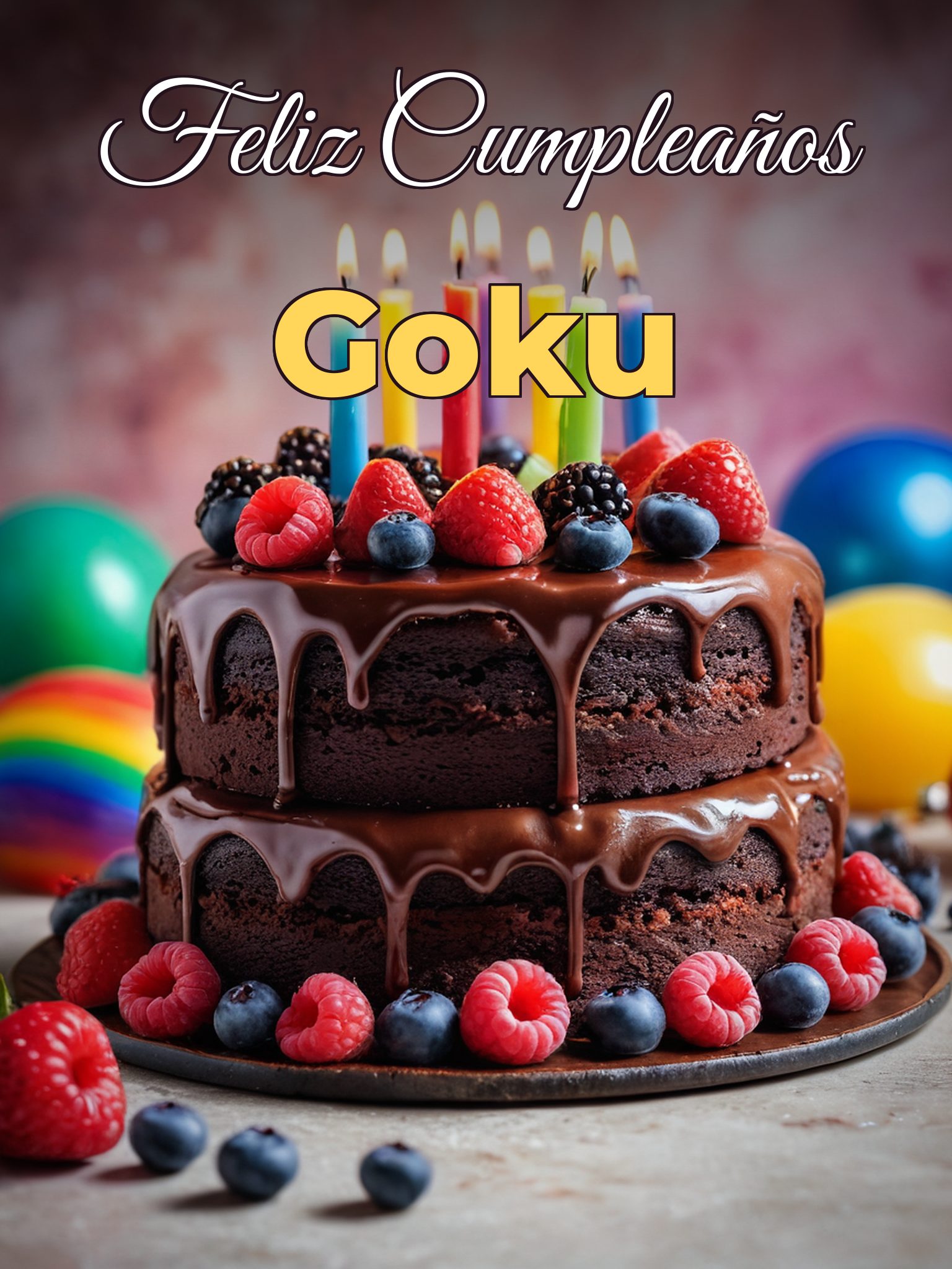 Feliz cumpleaños goku