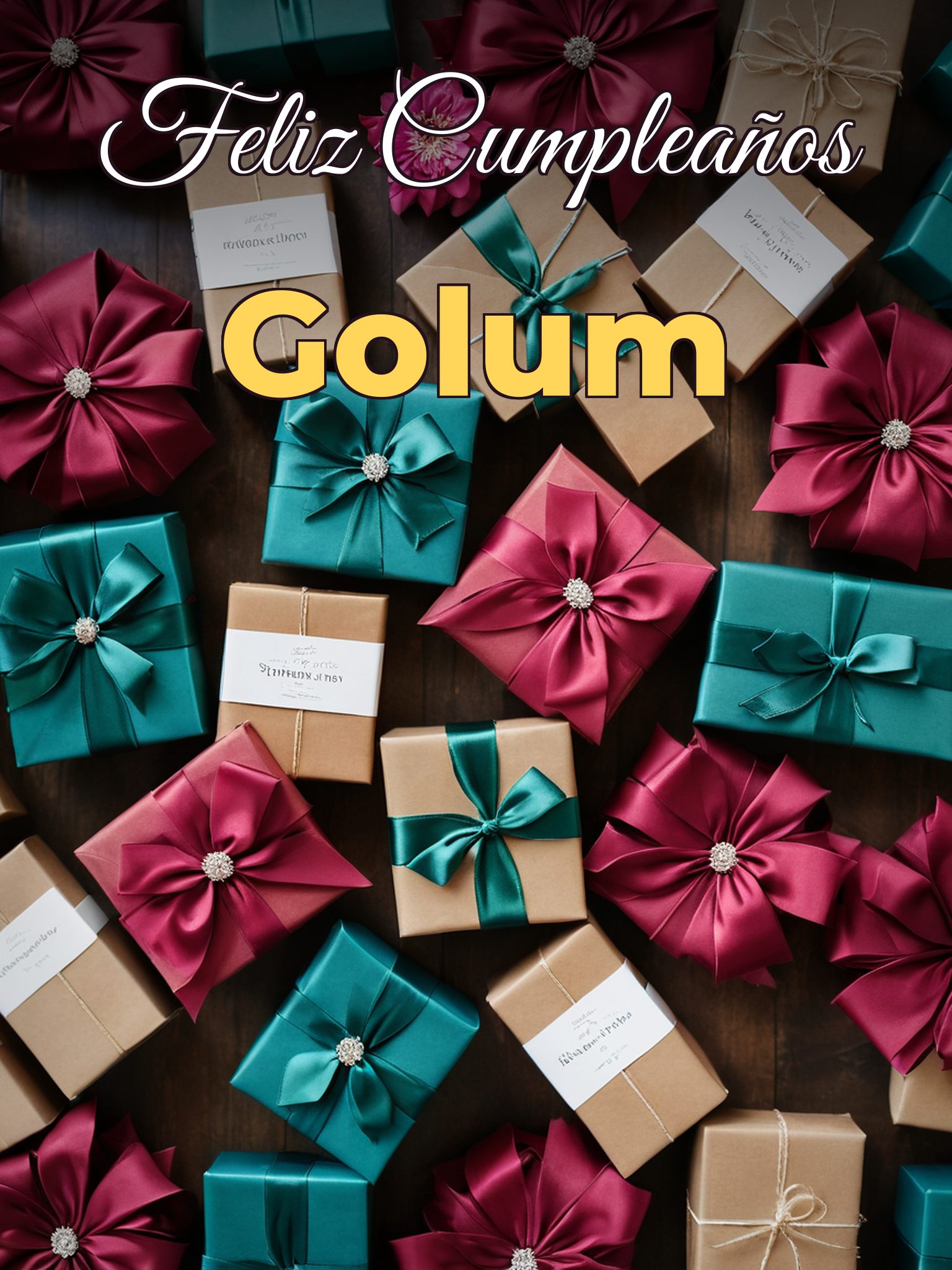 Feliz cumpleaños golum