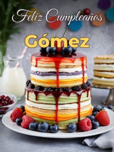 Feliz cumpleaños gómez