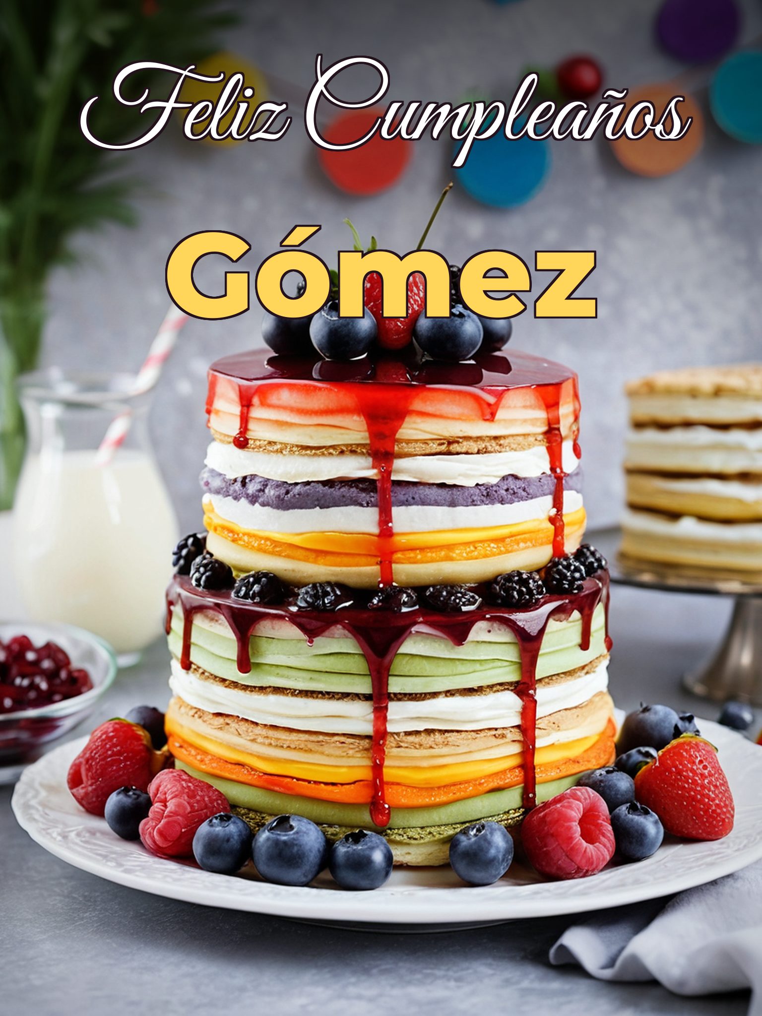 Feliz cumpleaños gómez