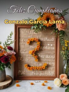 Feliz cumpleaños gonzalo garcía lama