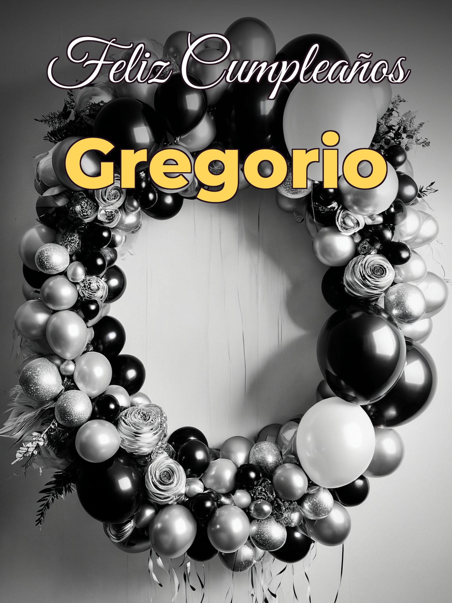 Feliz cumpleaños gregorio