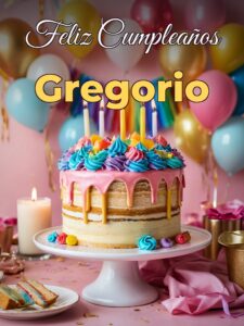 Feliz cumpleaños gregorio