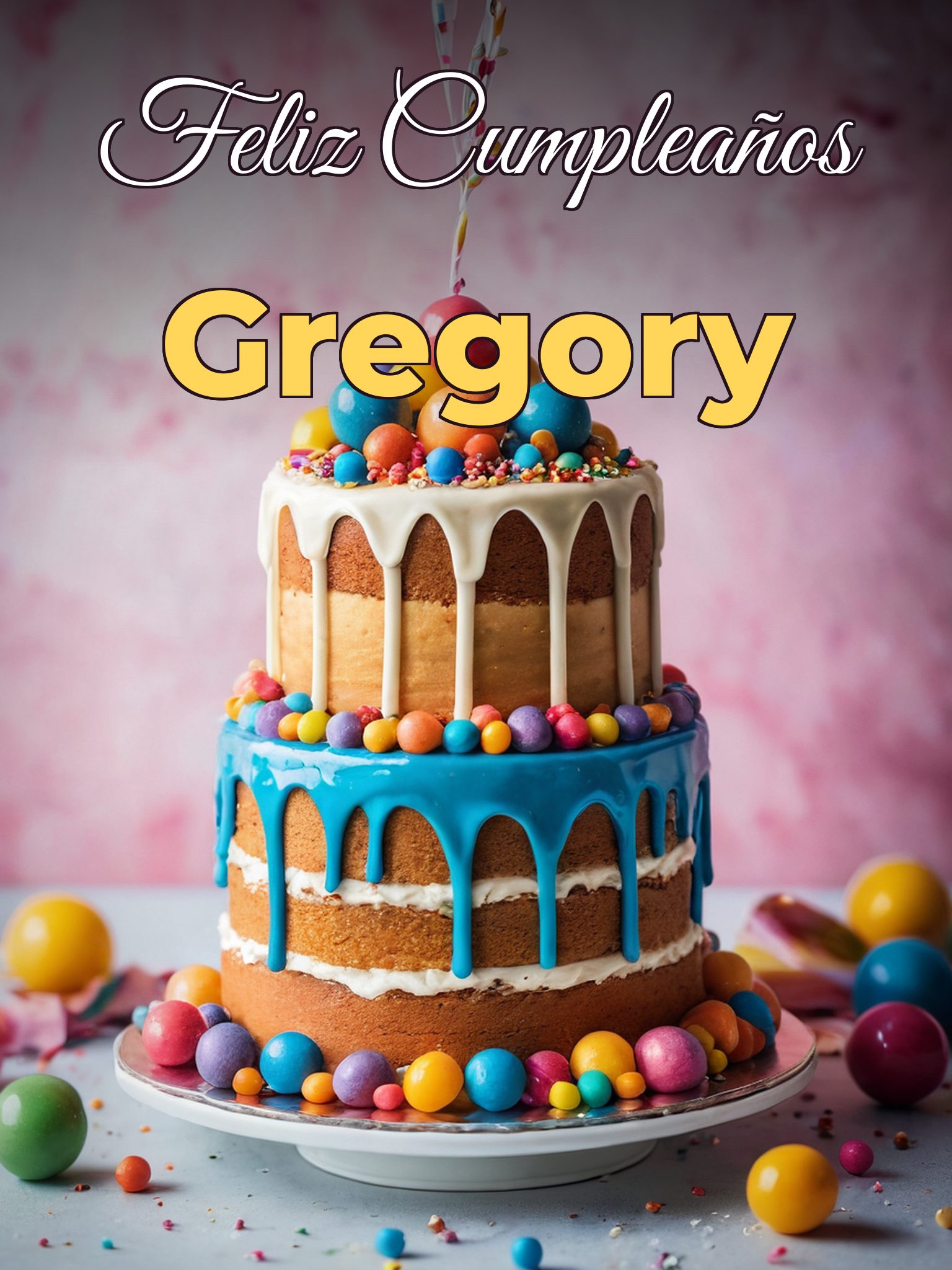 Feliz cumpleaños gregory
