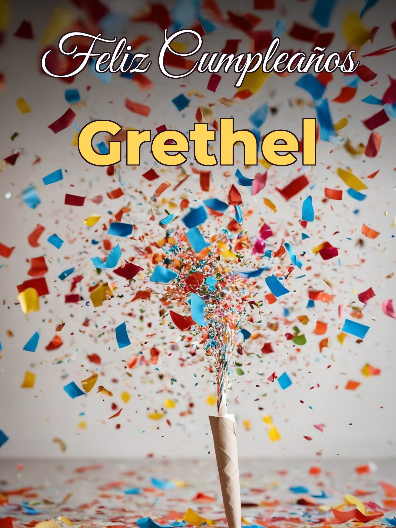 Feliz cumpleaños grethel