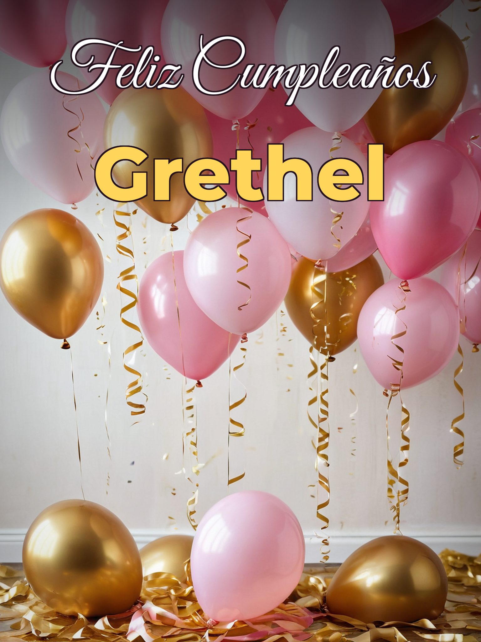 Feliz cumpleaños grethel