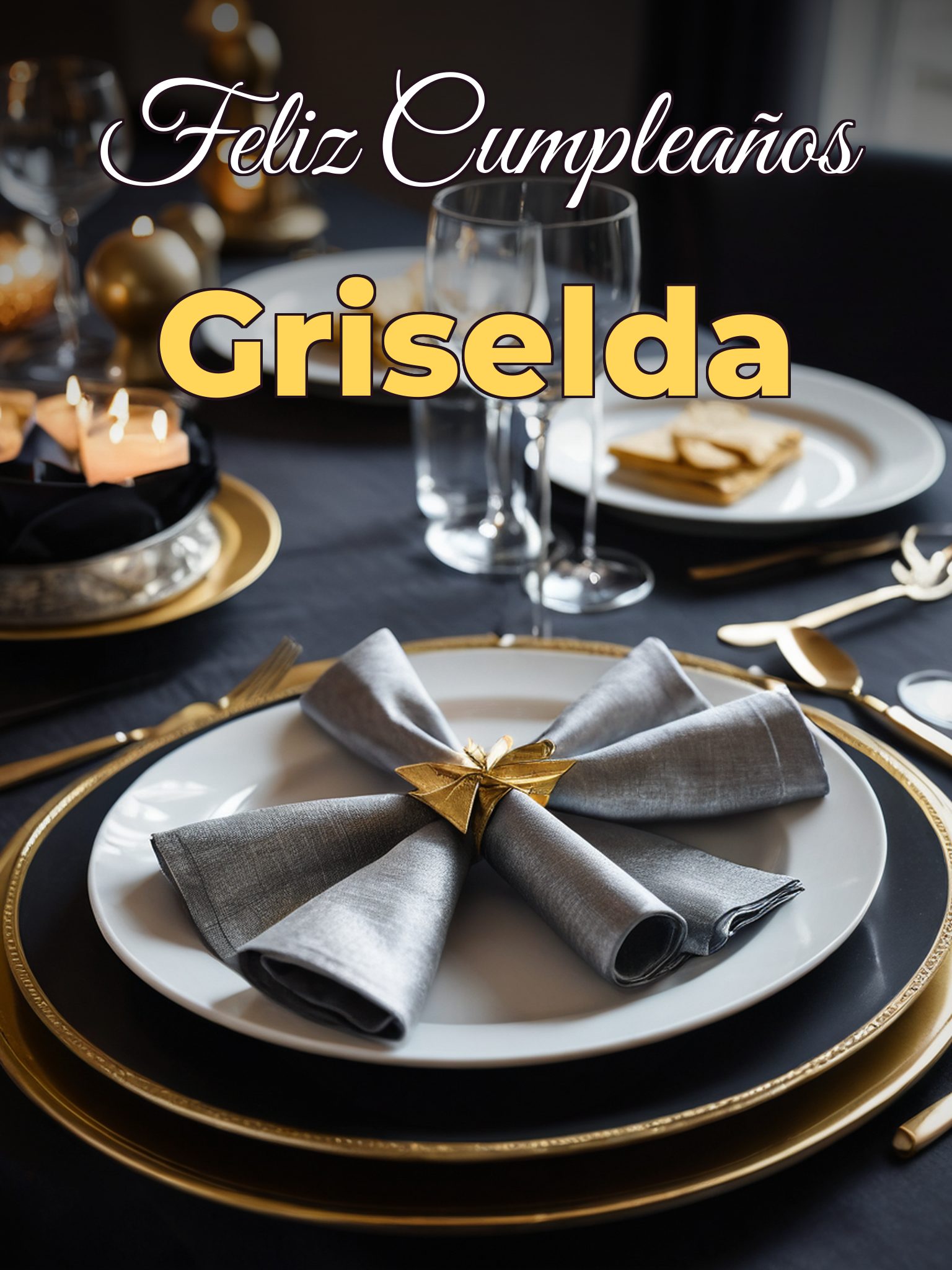 Feliz cumpleaños griselda