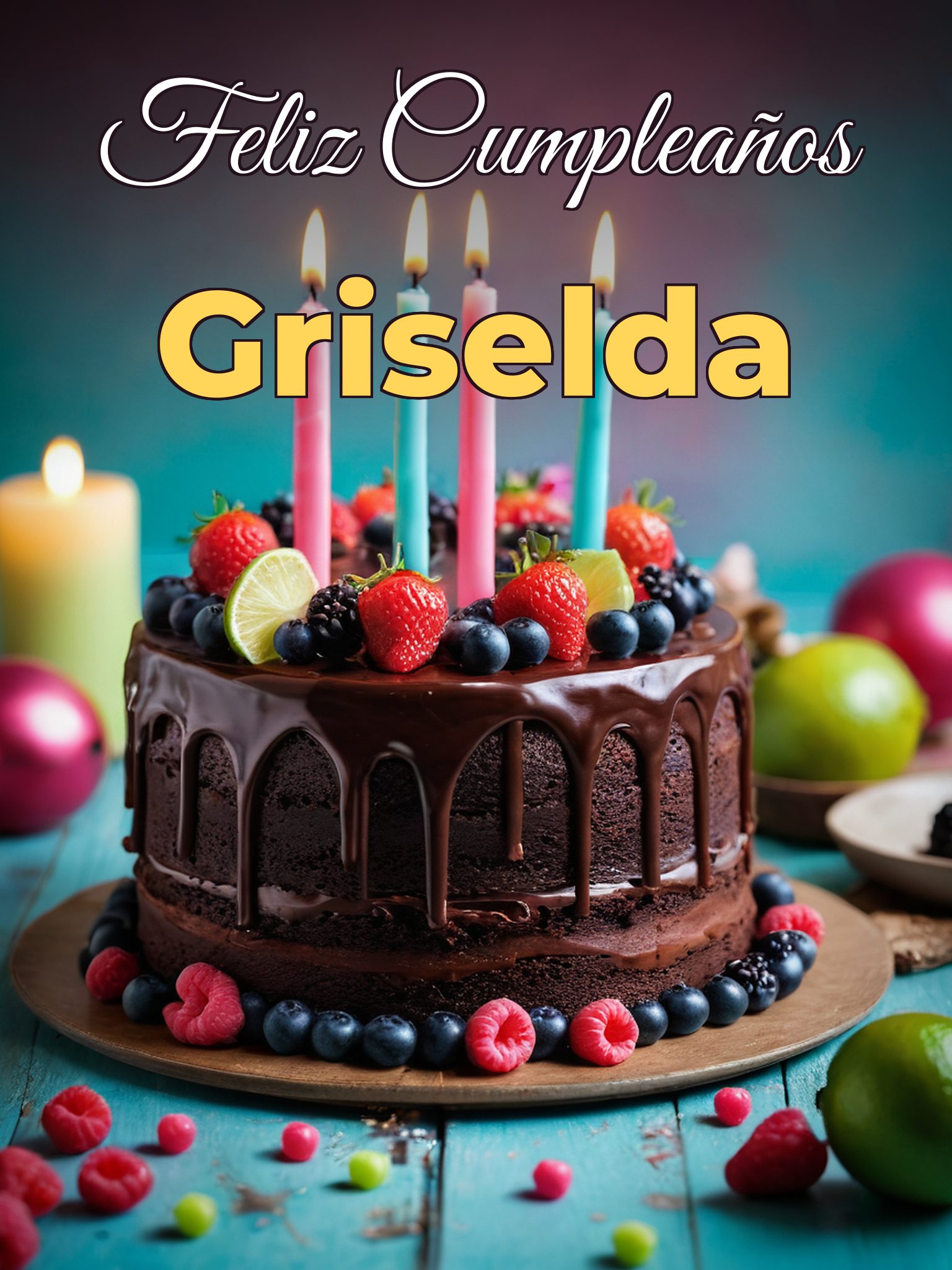 Feliz cumpleaños griselda