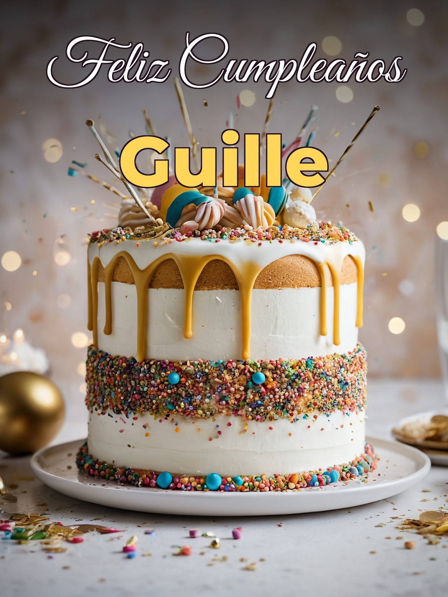 Feliz cumpleaños guille