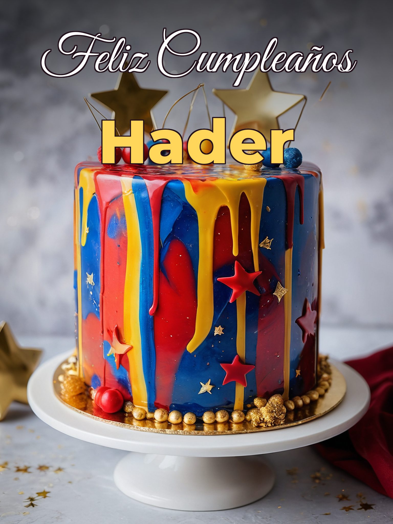 Feliz cumpleaños hader