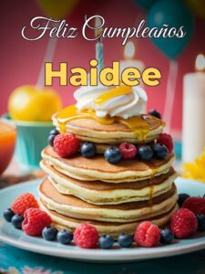 Feliz cumpleaños haidee