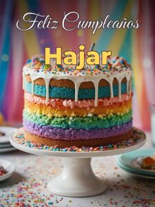 Feliz cumpleaños hajar