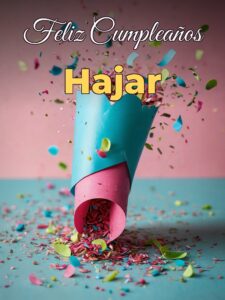 Feliz cumpleaños hajar