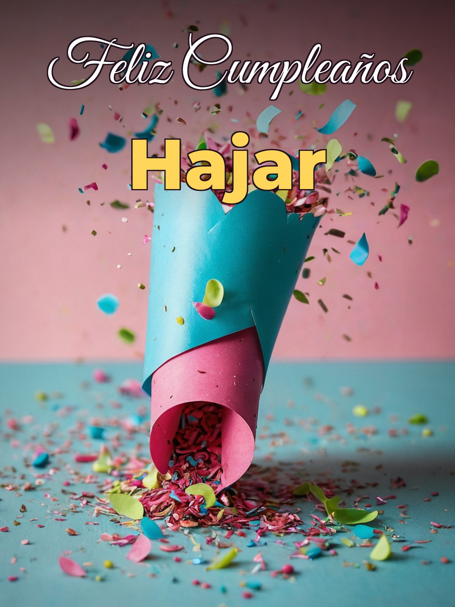 Feliz cumpleaños hajar