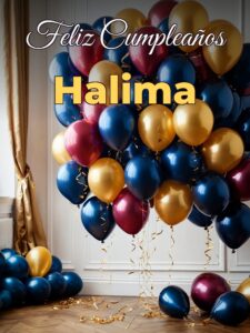 Feliz cumpleaños halima