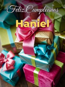 Feliz cumpleaños haniel