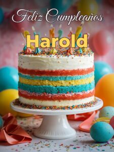 Feliz cumpleaños harold