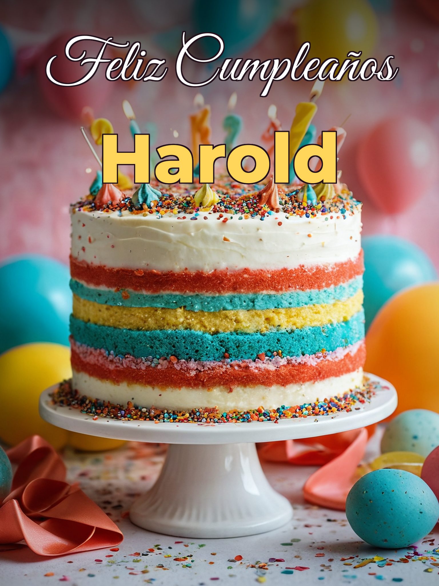 Feliz cumpleaños harold