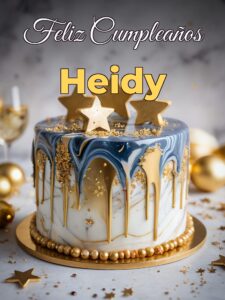 Feliz cumpleaños heidy