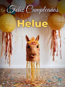 Feliz cumpleaños helue