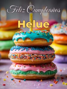 Feliz cumpleaños helue