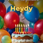 feliz cumpleaños heydy