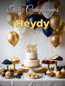 Feliz cumpleaños heydy