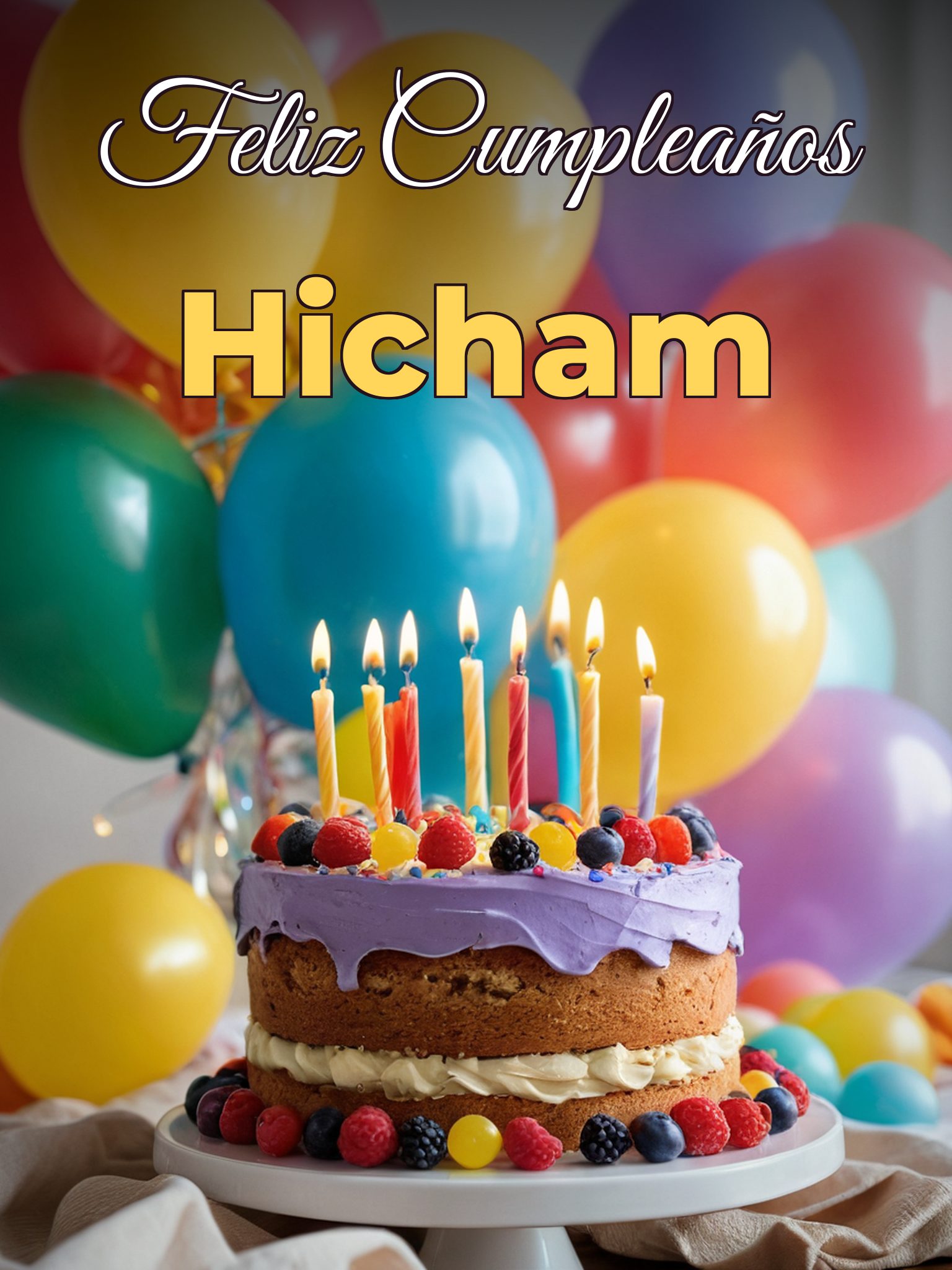 Feliz cumpleaños hicham