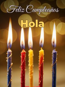 Feliz cumpleaños hola