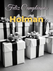 Feliz cumpleaños holman