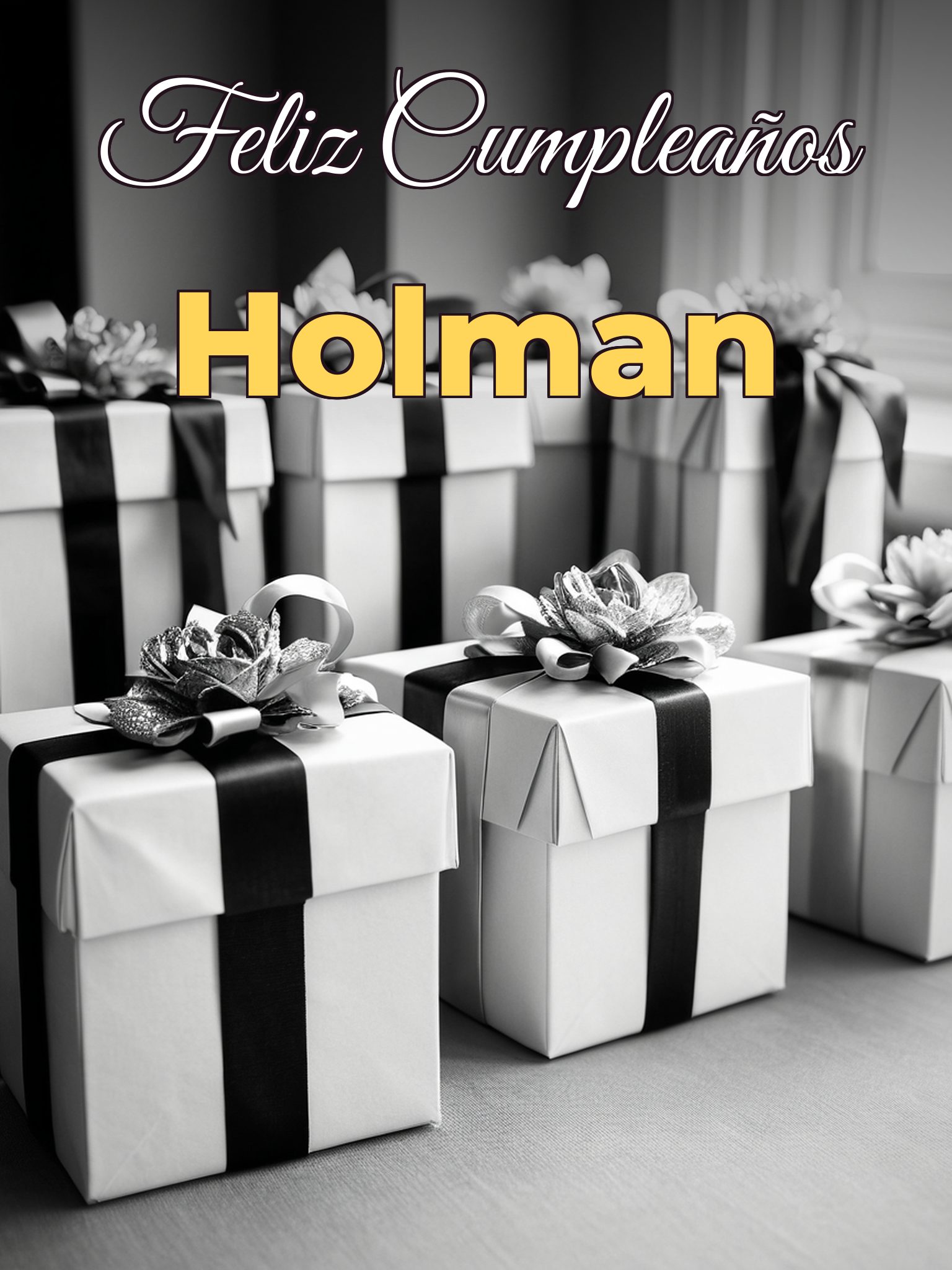 Feliz cumpleaños holman